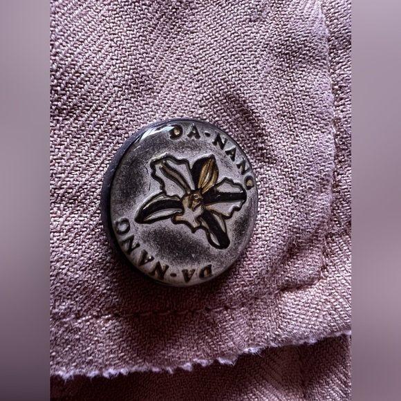 DA-NANG Cargo Pants 100% Silk Full Length Vintage Pockets Elastic Waist/ankle XS - Picture 12 of 16